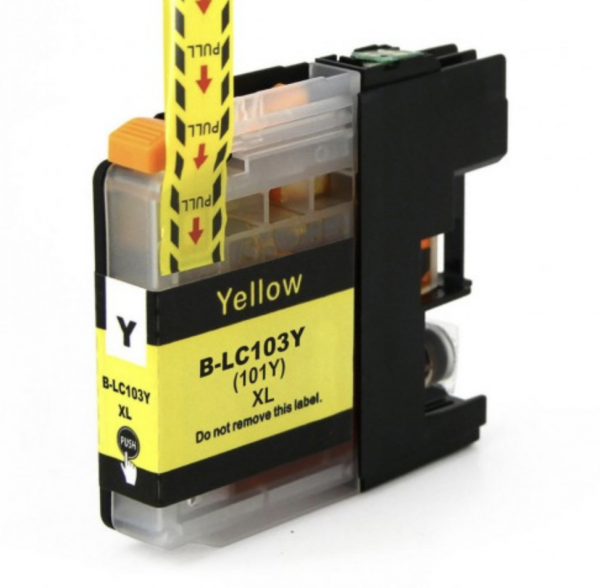Brother LC103 XL Yellow Ink Cartridge, High Yield (LC103YS)