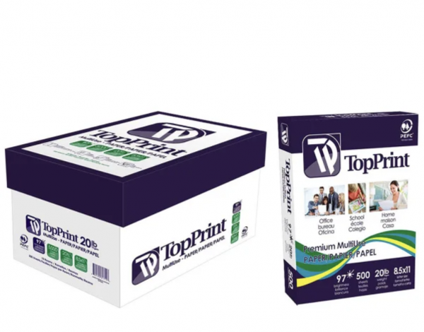 product_prod_TI4g7yAd6I76BK_1761391031.png Premium Multi-use Top Print Paper, Letter, 8.5 in. x 11 in., 97 Bright, 20 lb.
